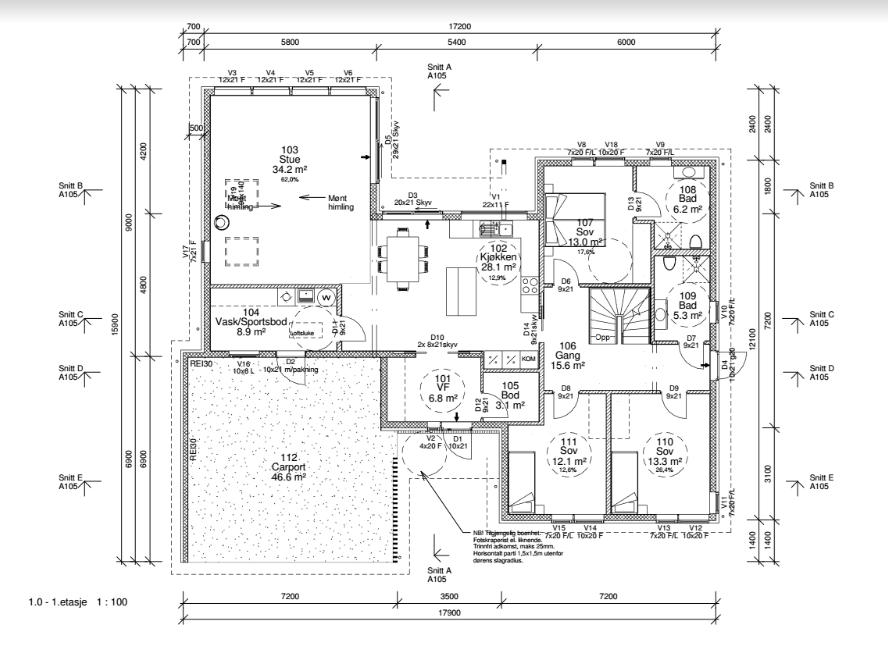 Moderne enebolig med saltak og H-layout - 4.PNG - Charlie28