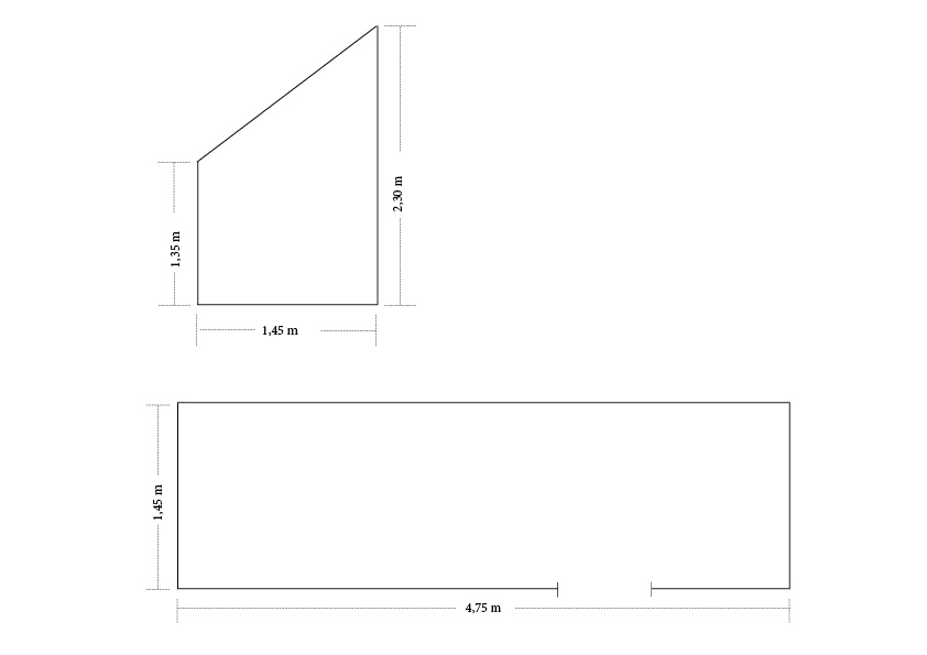 Dusjkabinett 70x90 lav høyde