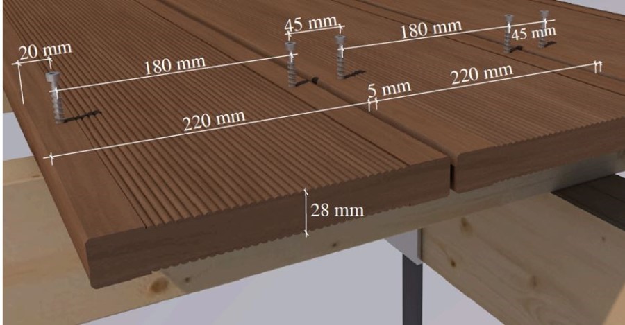 Problemer med skjult innfesting på brede terrassebord (145mm)? - Limtre.jpg - TormodSliter