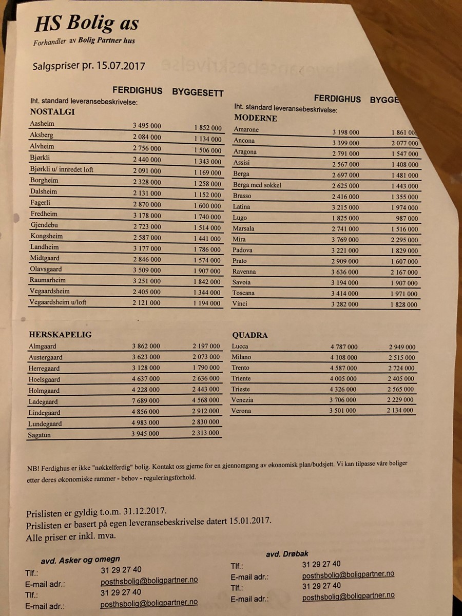 Boligpartner ladegaard pris