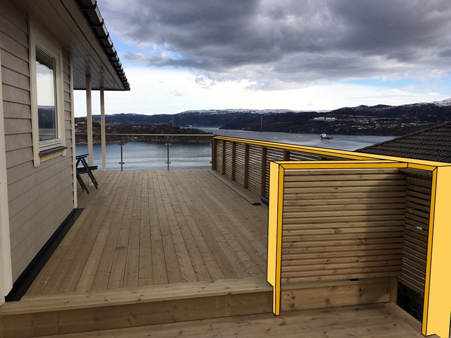 Prosjekt hage 2015-2016, terrasse, platting, hageflekk - 200-300m2 -  - Tremblerino