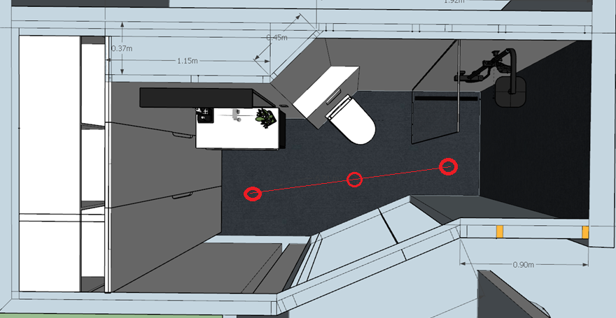 Plassering Av Downlights På Bad - ByggeBolig