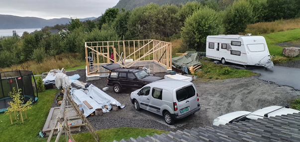 Dobbelgarasje m/ark 8x6,2M (Prosjekt) - - mro!