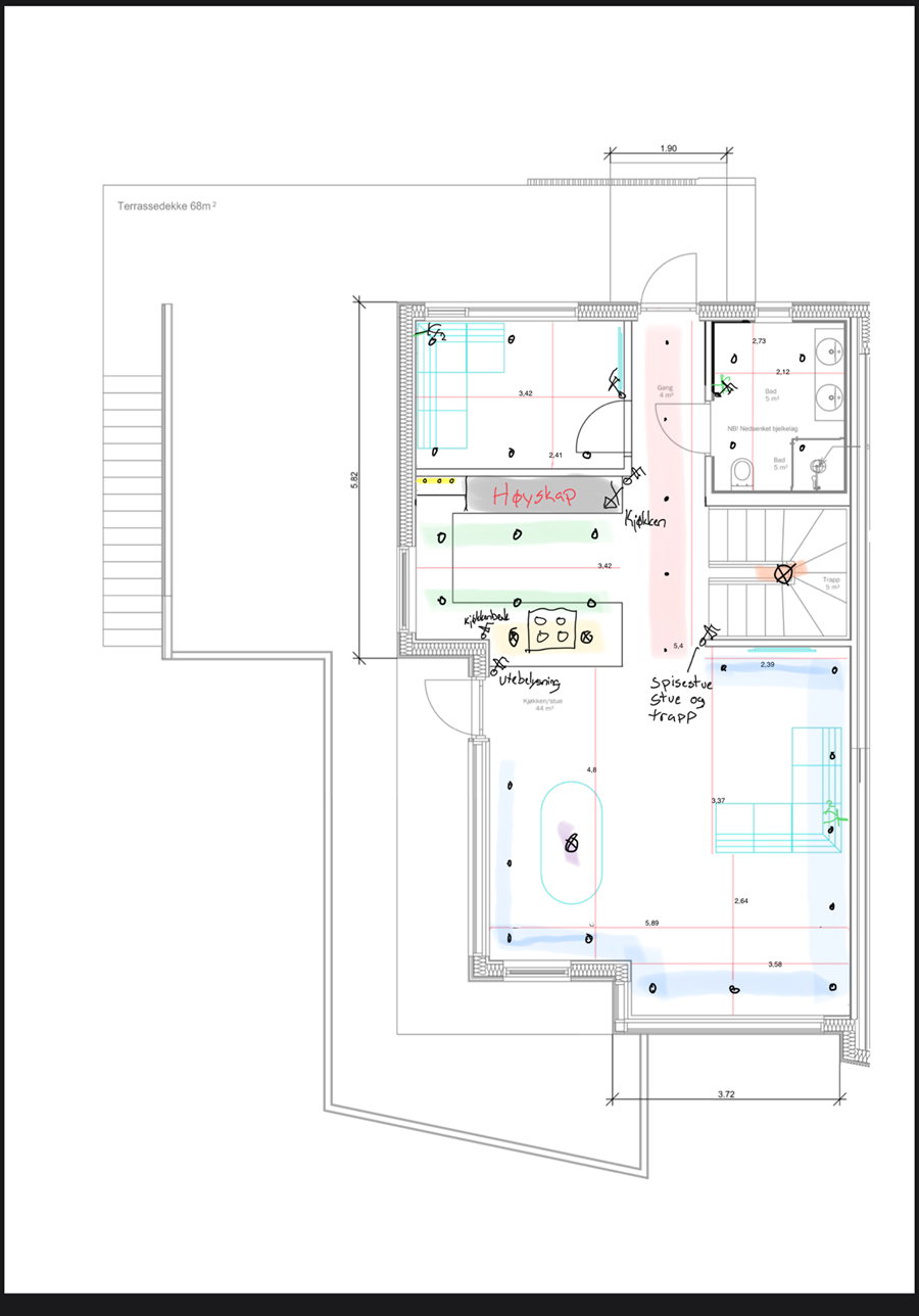 Planlegging av belysning i ny bolig - 2 etg.PNG - Chrisbl