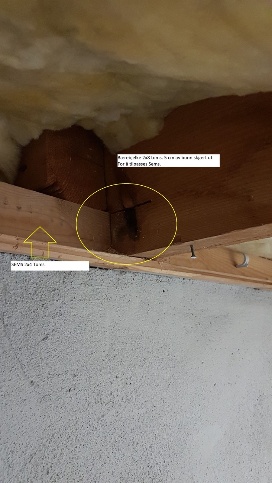 Opplegg av bærebjelke - Bærebjelke.jpg - gauk1