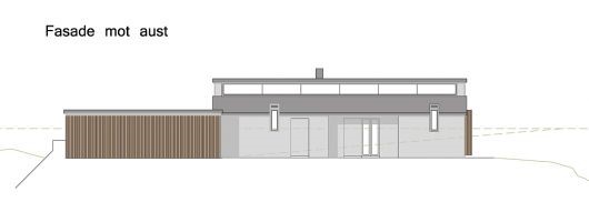 Kjersti: Vårt hus - vårt prosjekt - Fasade-øst.jpg - Solsikke