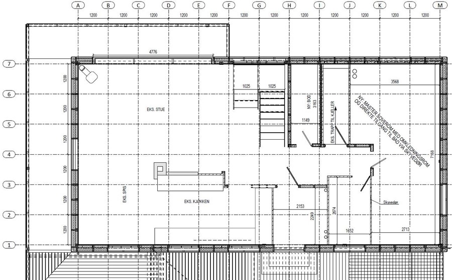 Ekstra etasje på hus fra 1971 - plan 1 alt 1.JPG - AKB