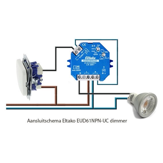 Hvordan koble eltako led dimmer? ByggeBolig Hvordan montere dimmer til LED lampe ByggeBolig