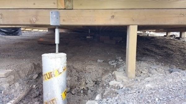 Fundamentering terrasse