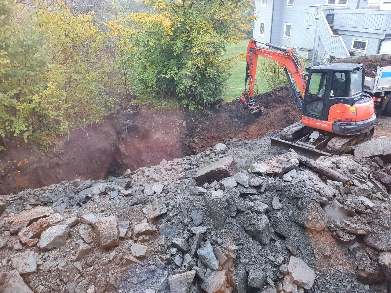 Garasje-ringmur Sklir Ut, Veggene Buler - ByggeBolig